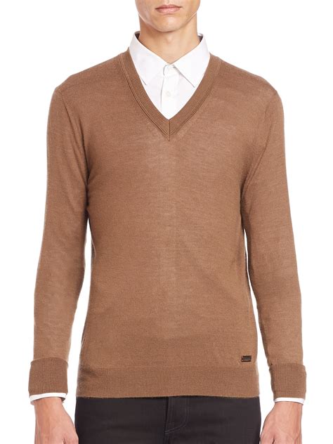 burberry vneck sweater|burberry sweater saks.